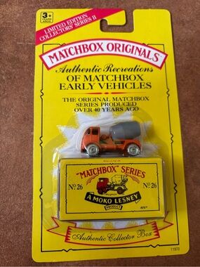 New Matchbox Originals A Moko Lesney Product No. 26 Cement Mixer